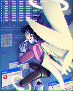 MAJ!Sneo (DR AU) Fullbody SoftPainting Simple Background